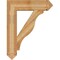 Ekena Millwork Funston Arts & Crafts Rough Sawn Bracket, Western Red Cedar, 6"W x 28"D x 36"H BKT06X28X36FST03RWR - alternate 3